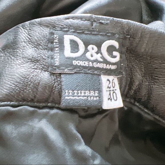 D&G Leather Pants  - Picture 6 of 12